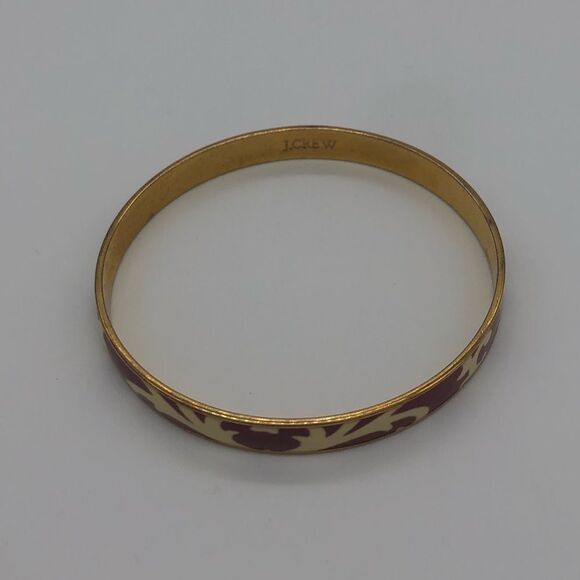 J. Crew Gold Plated w/ Decorative Enamel - Picture 2 of 3